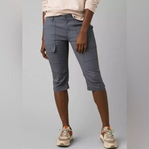 NEW PrAna Women’s Elle Knicker Pants in Gray Size 8/29